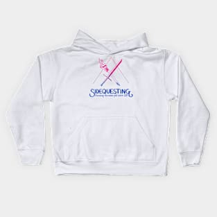 Bi Sidequesting Logo Kids Hoodie